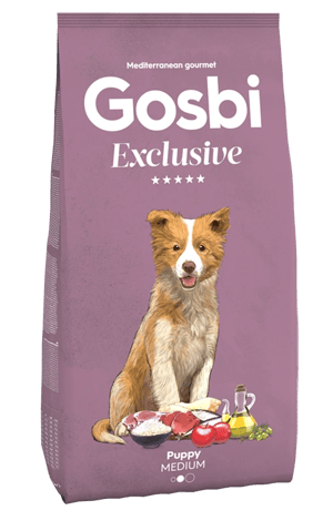 גוסבי אקסלוסיב גורים מדיום 12 ק"ג-Gosbi Exclusive Puppy Medium