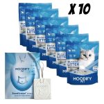 מודיפיי חול קריסטלי איכותי לחתולים 3.8 ליטר – 10 יח’ + תליון מודיפיי במתנה! כולל משלוח עד הבית!