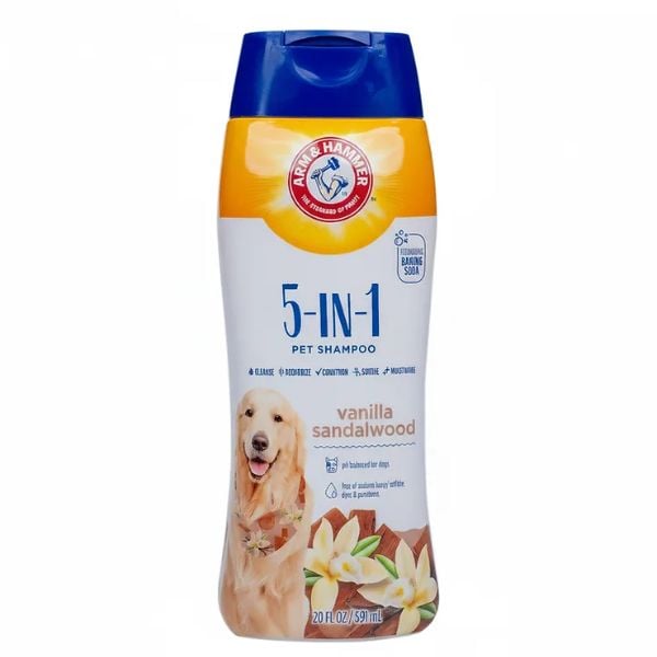 שמפו וניל ועץ אלגום - 590 מ"ל Arm & Hammer שמפו וניל ועץ אלגום - 590 מ"ל Arm & Hammer