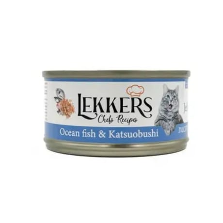 LEKKERS - מעדן חתולים דגי ים וטונה בוניטו (5) - 85 גרם