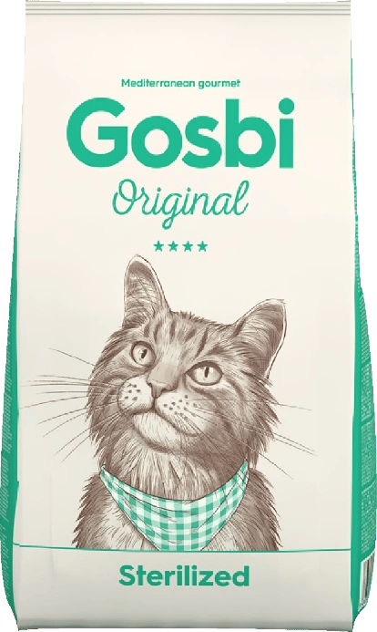 גוסבי אוריג'ינל חתול מסורס 7 ק"ג-Gosbi Original Sterilized Cat