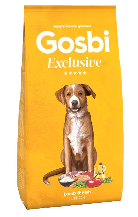 גוסבי אקסלוסיב ג'וניור כבש ודגים 12 ק"ג-Gosbi Exclusive Junior Lamb
