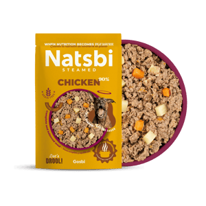 נטסבי עוף מזון טבעי מאודה 200 גרם - Natsbi Chicken
