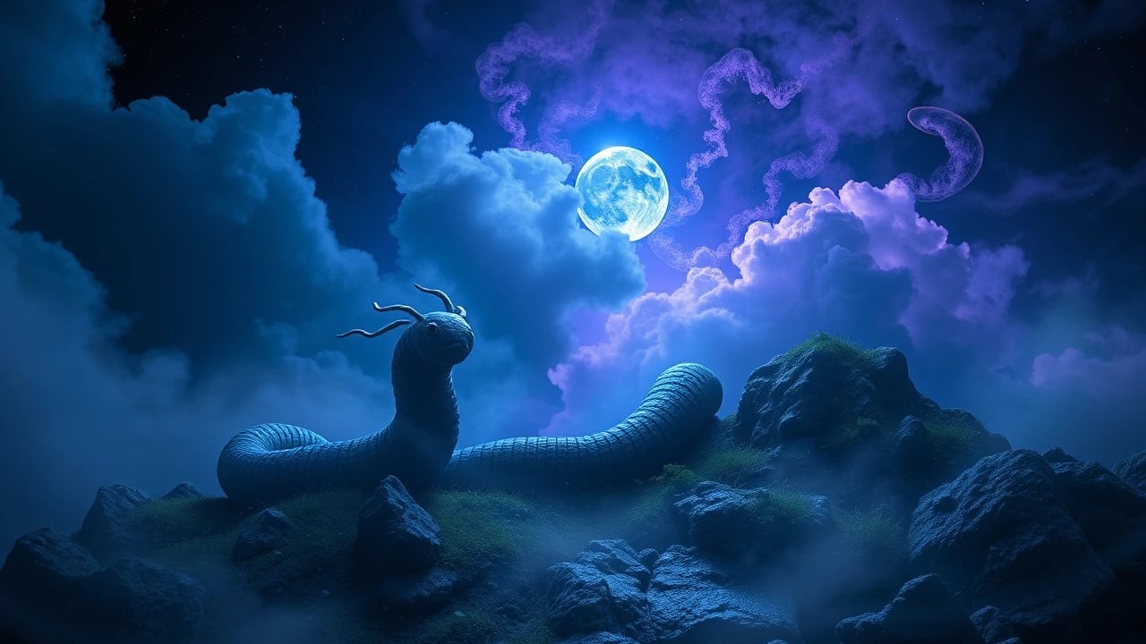 Symbolic dream image: Worm