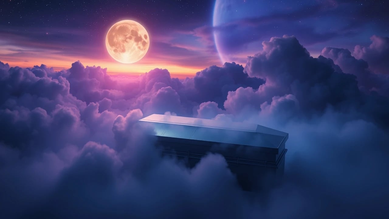 Symbolic dream image: Coffin
