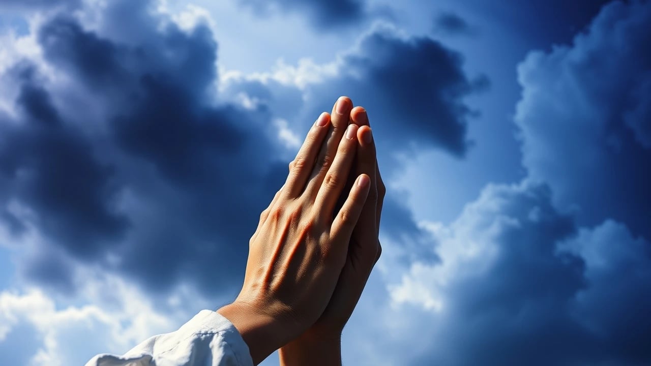 Symbolic dream image: Praying