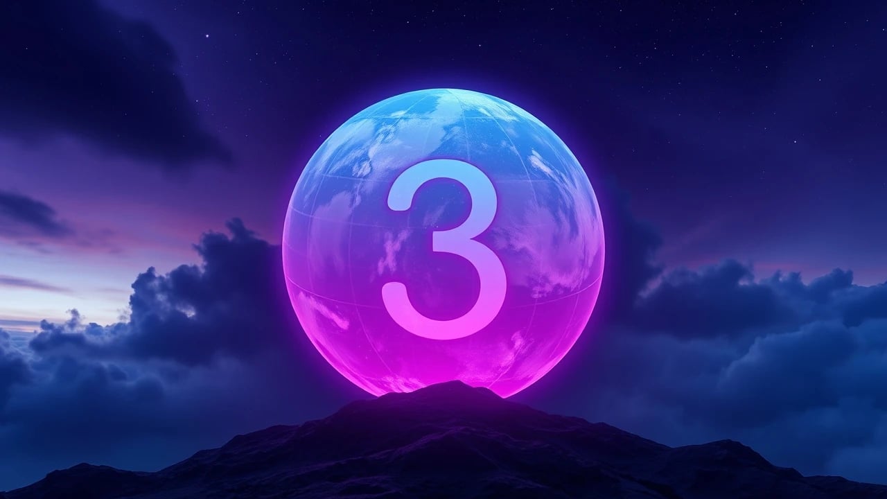 Symbolic dream image: Number 3