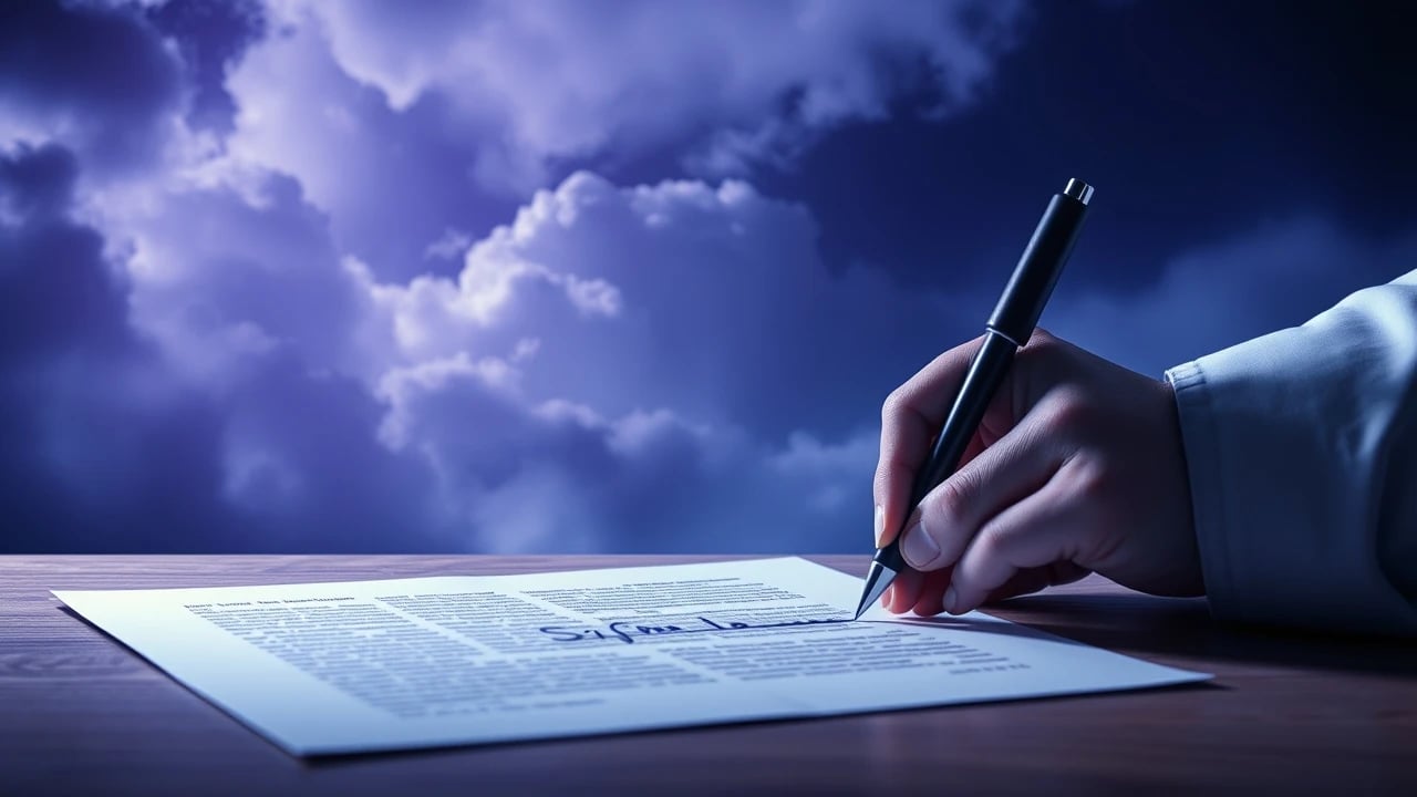 Symbolic dream image: Signature