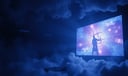 Movie dream symbol meaning - Symbol of narrative, self-reflection, and illusion.