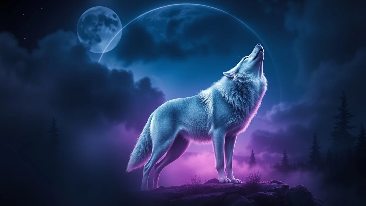 Symbolic dream image: Wolf
