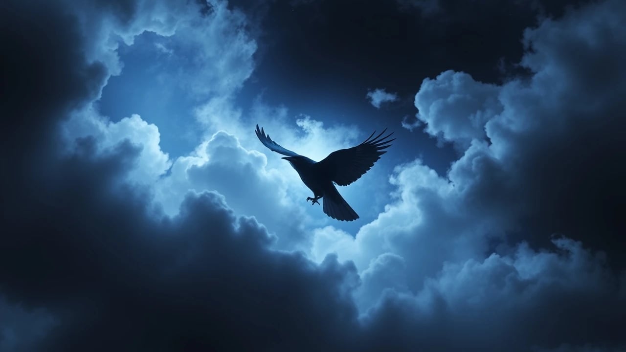 Symbolic dream image: Raven
