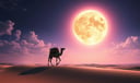 Camel dream symbol meaning - Symbol of endurance, adaptability, and the soul’s journey through hardship.
