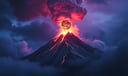Eruption dream symbol meaning - Symbol of sudden release, transformation, and repressed energy.