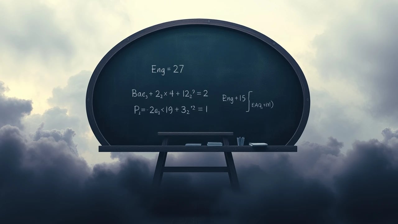 Symbolic dream image: Chalkboard