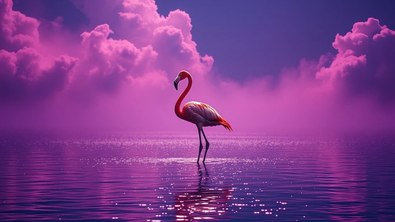 Symbolic dream image: Flamingo