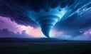 Tornado dream symbol meaning - Symbol of upheaval, transformation, and the raw force of unconscious energies.