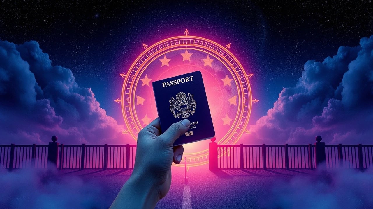 Symbolic dream image: Passport