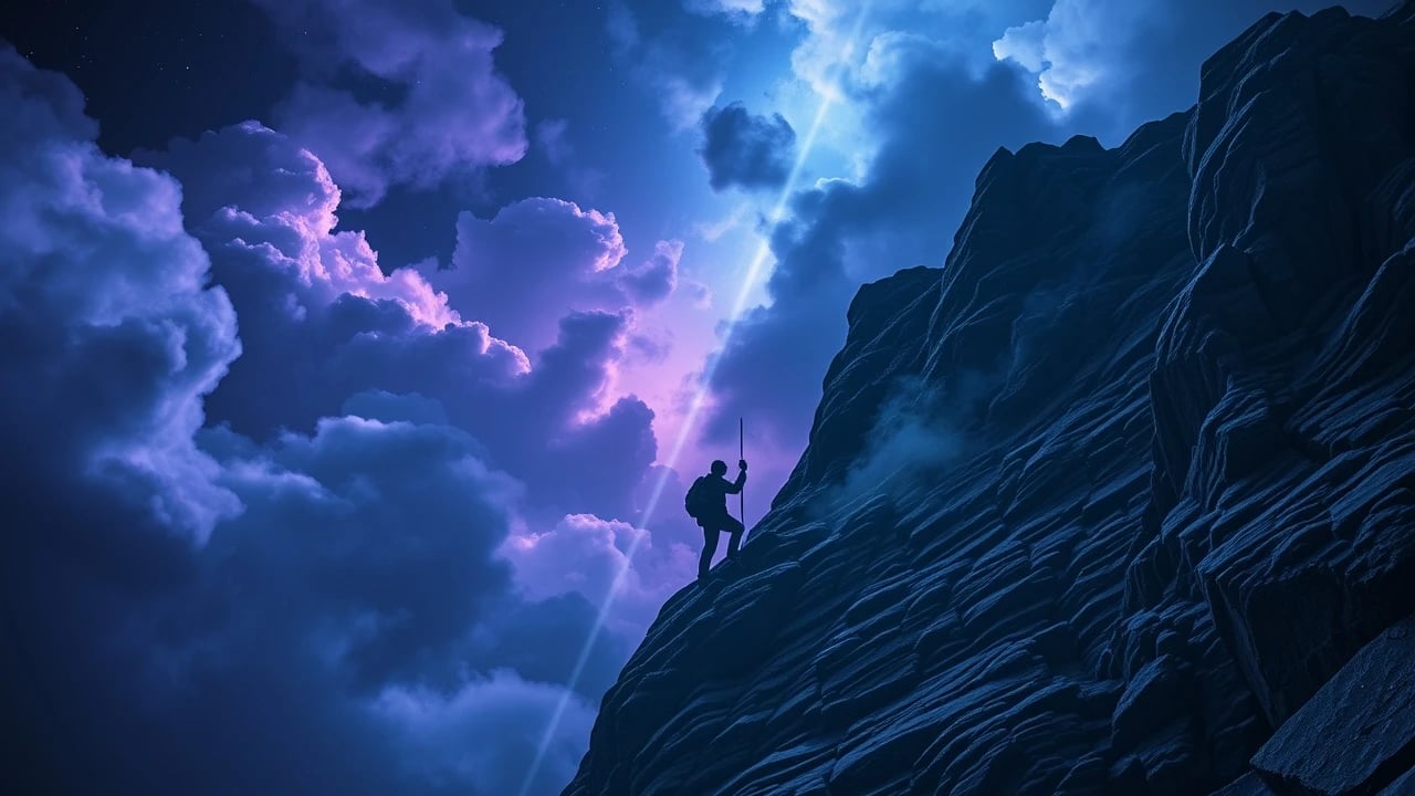 Symbolic dream image: Climbing