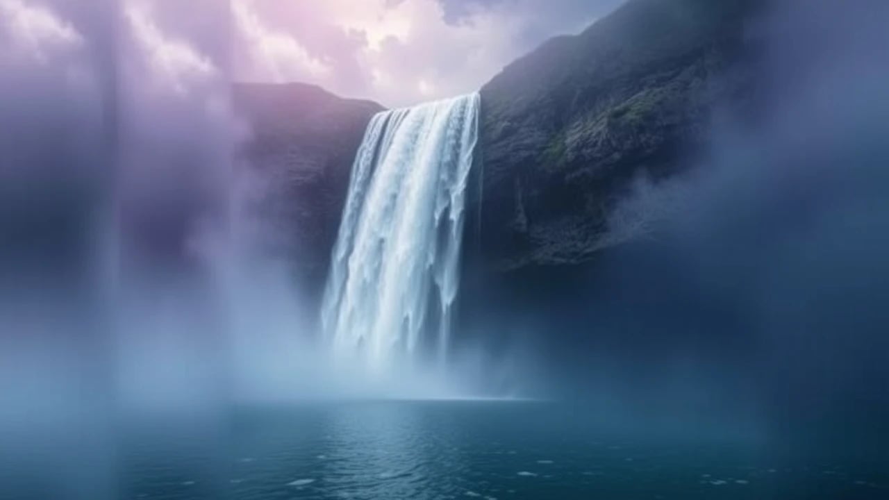 Symbolic dream image: Waterfall