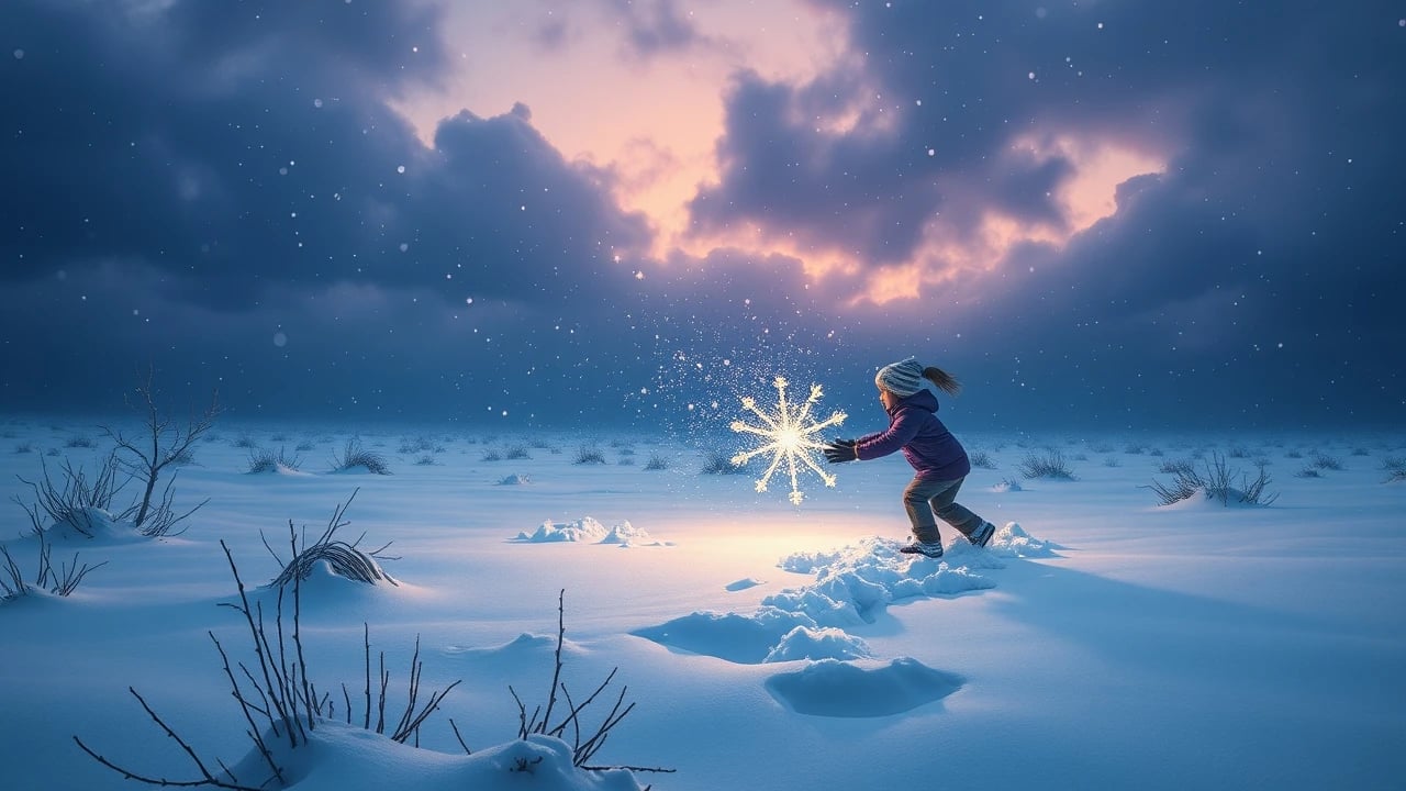 Symbolic dream image: Snow