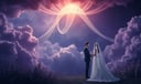 Wedding dream symbol meaning - Symbol of union, transformation, and the merging of opposites.