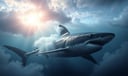 Shark dream symbol meaning - Symbol of instinctual fear, hidden danger, and transformative confrontation.