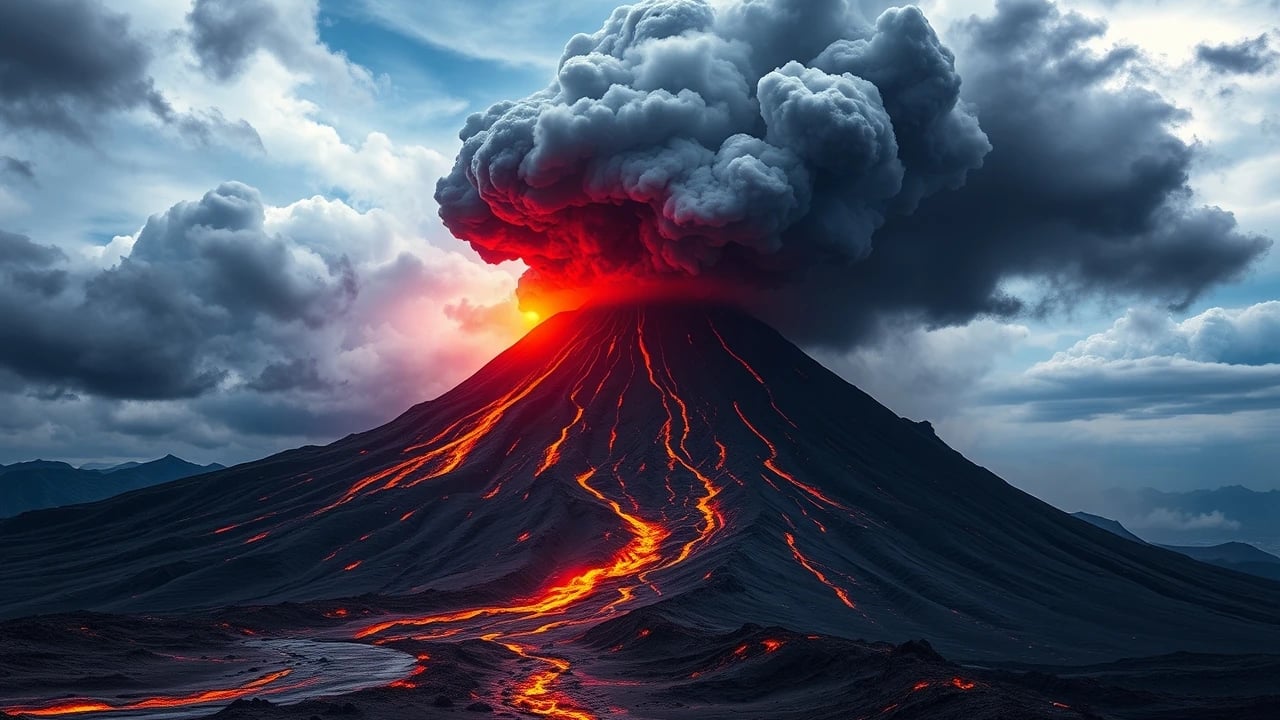 Symbolic dream image: Volcano