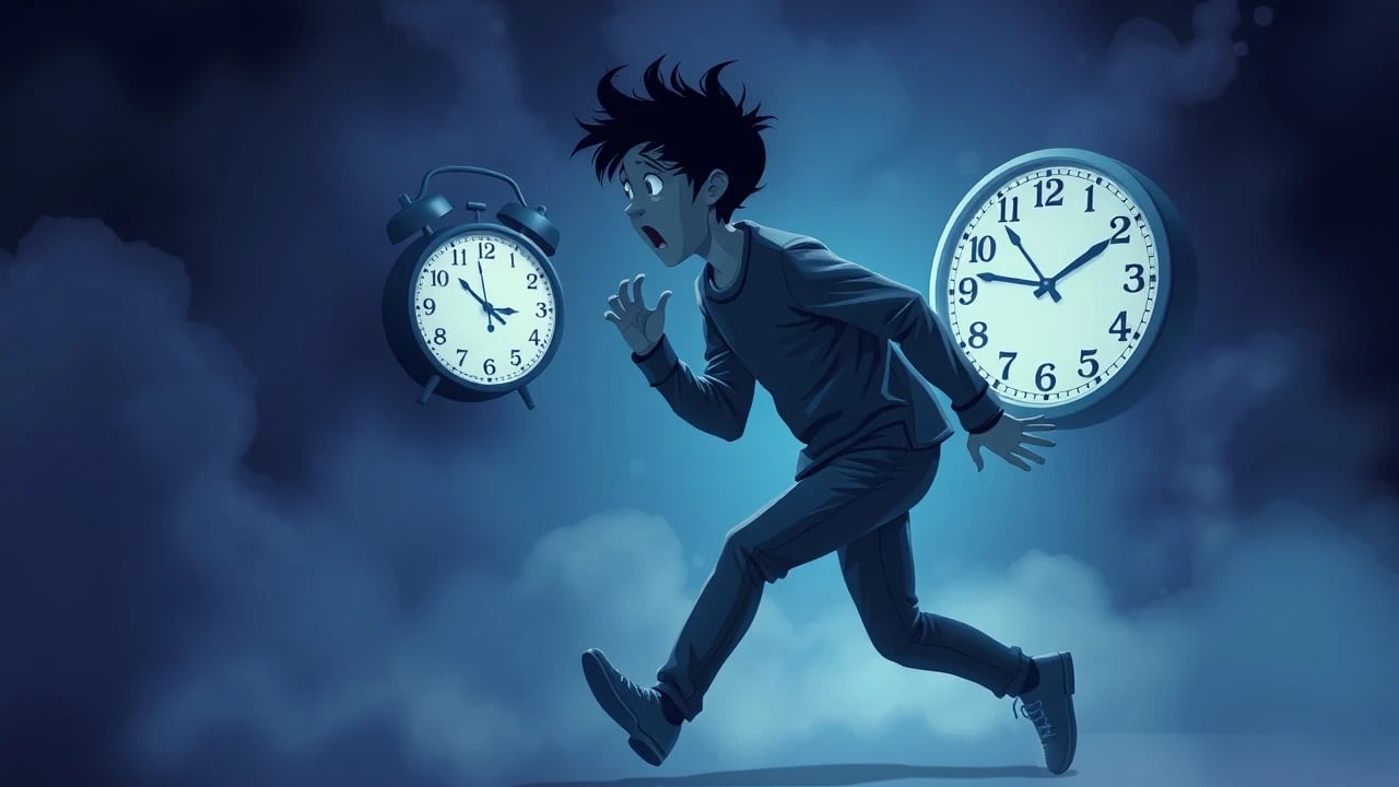 Symbolic dream image: Being Late