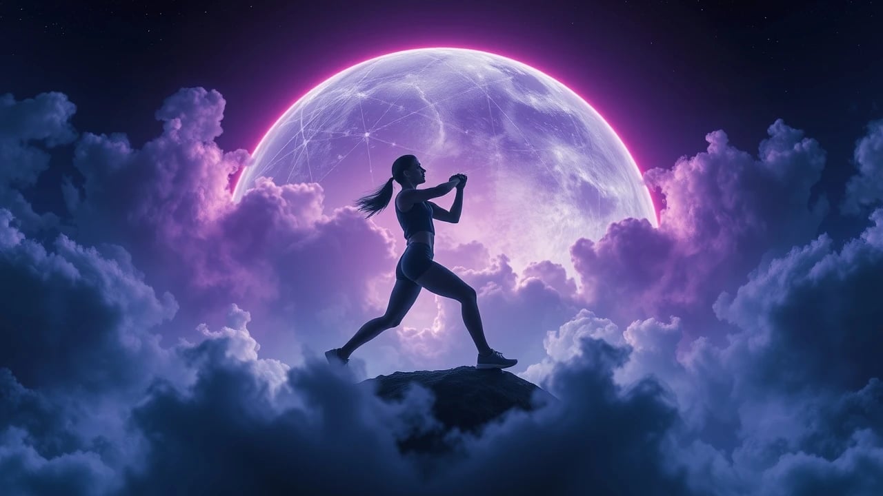 Symbolic dream image: Exercising