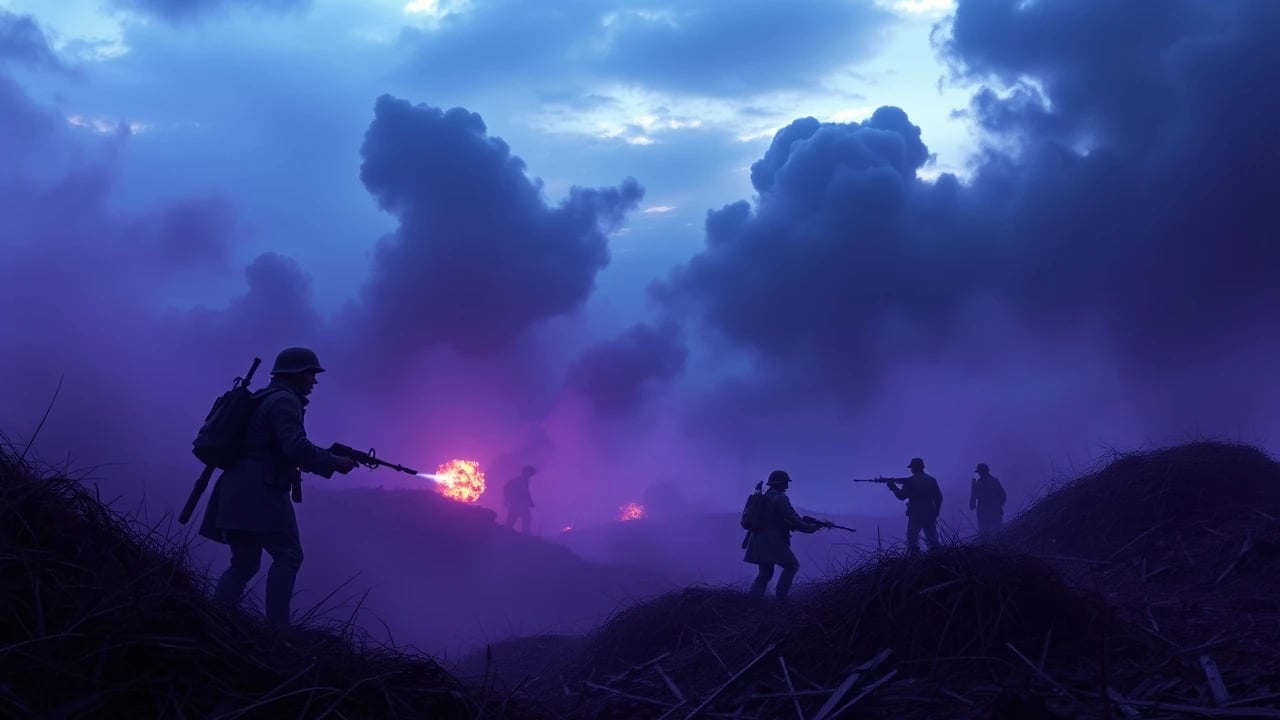 Symbolic dream image: War