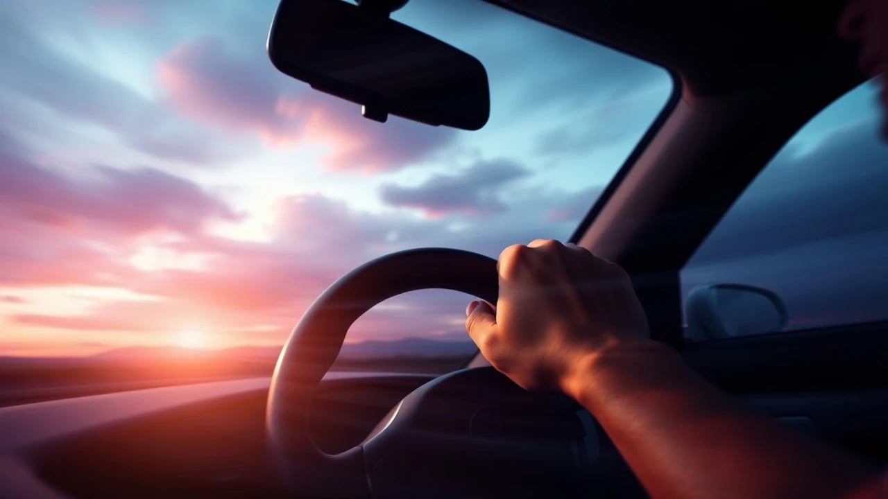 Symbolic dream image: Driving