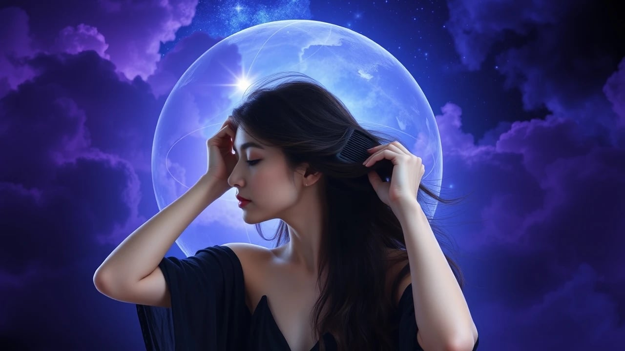 Symbolic dream image: Brushing Hair