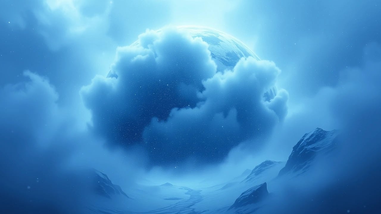 Symbolic dream image: Blizzard