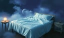 Bed Sheet dream symbol meaning - Symbol of concealment, renewal, and the boundaries of self.