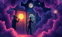 Debt Collector dream symbol meaning - Symbol of unresolved obligation, karmic reckoning, and inner guilt.