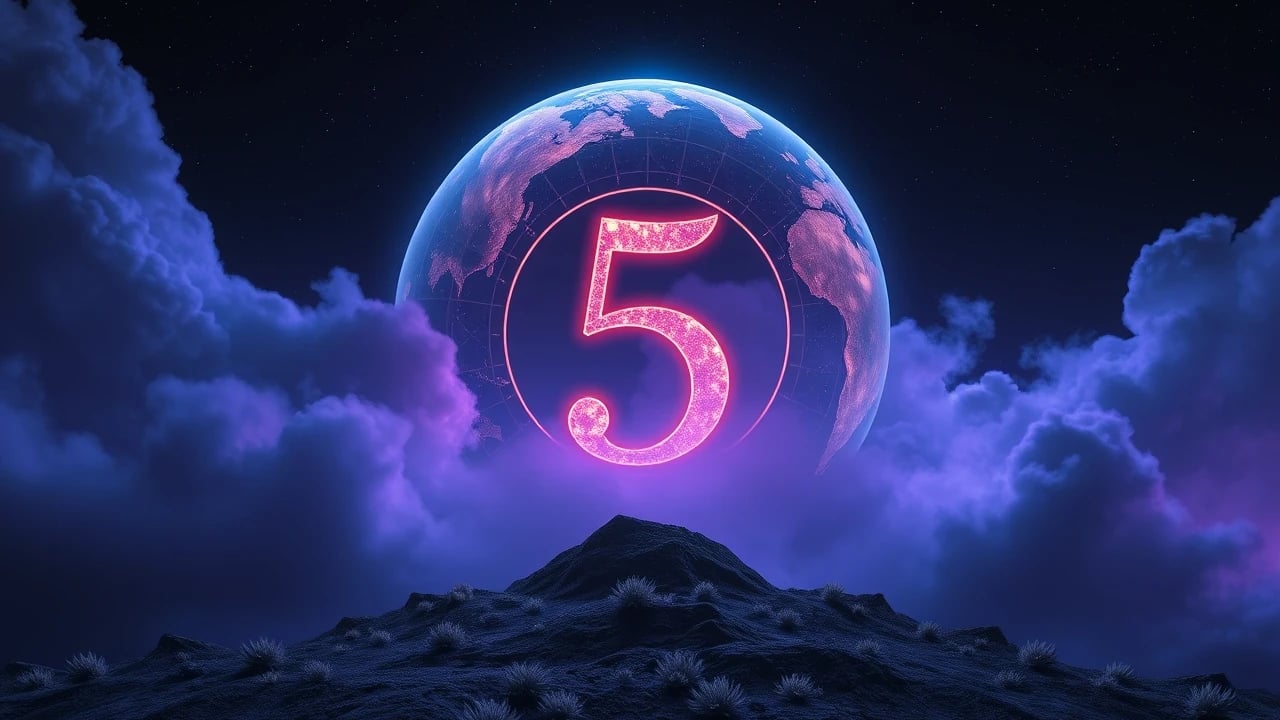 Symbolic dream image: Number 5