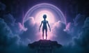 Alien dream symbol meaning - Symbol of the Other, cosmic mystery, and unintegrated aspects of self.