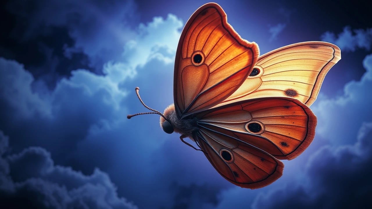 Symbolic dream image: Moth