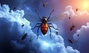 Insect dream symbol meaning - Symbol of hidden anxieties, transformation, and persistent forces.