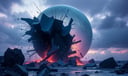 Crash dream symbol meaning - Symbol of sudden upheaval, loss of control, and the shattering of illusions.
