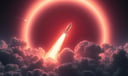 Rocket dream symbol meaning - Symbol of transcendence, ambition, and explosive transformation.