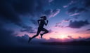 Running dream symbol meaning - Symbol of pursuit, escape, and the restless journey of the soul.
