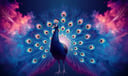 Peacock dream symbol meaning - Symbol of awakening, self-expression, and the duality of pride and humility.
