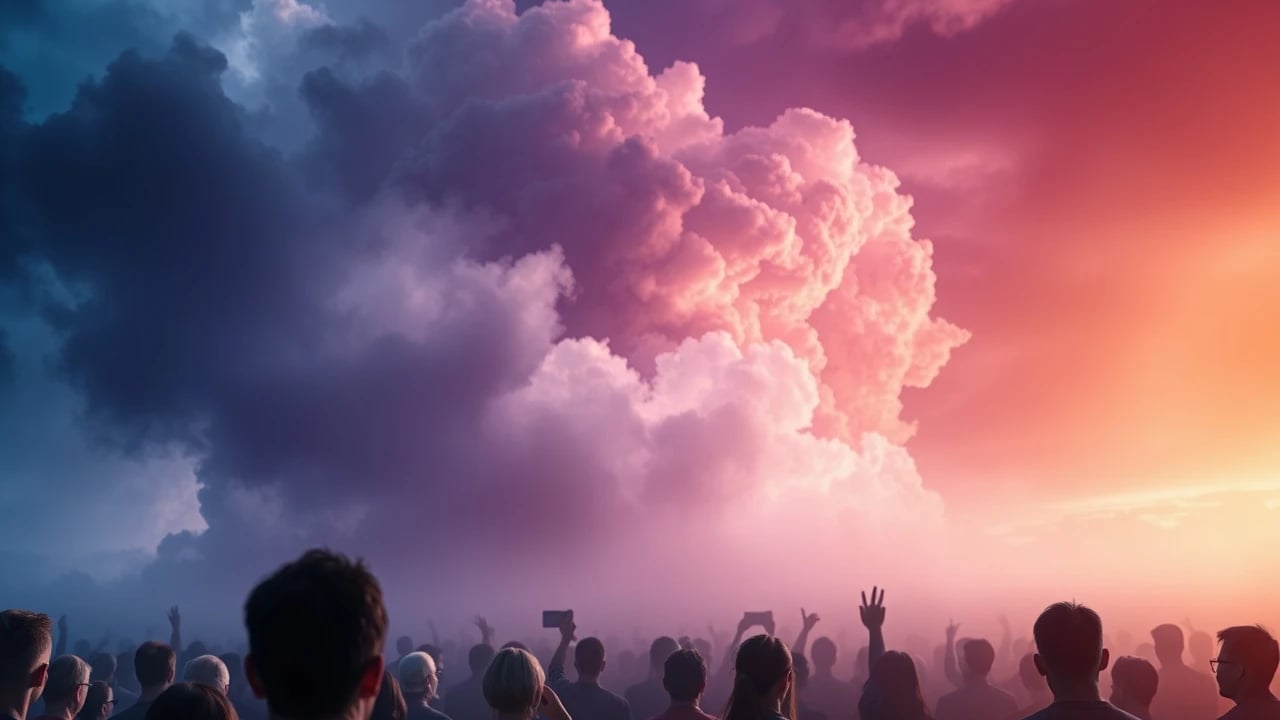 Symbolic dream image: Crowd