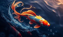 Koi Fish dream symbol meaning - Symbol of transformation, perseverance, and spiritual ascent.