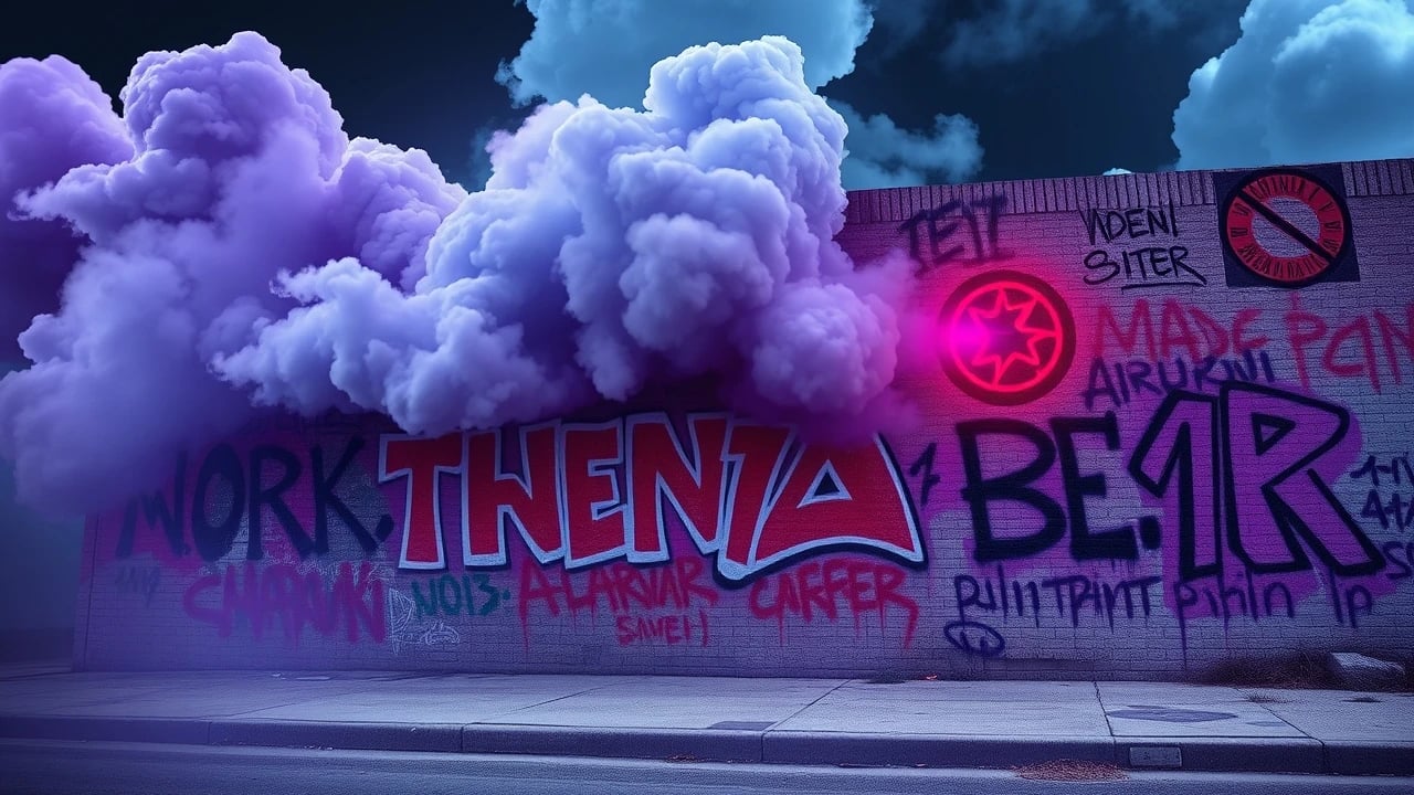Symbolic dream image: Graffiti