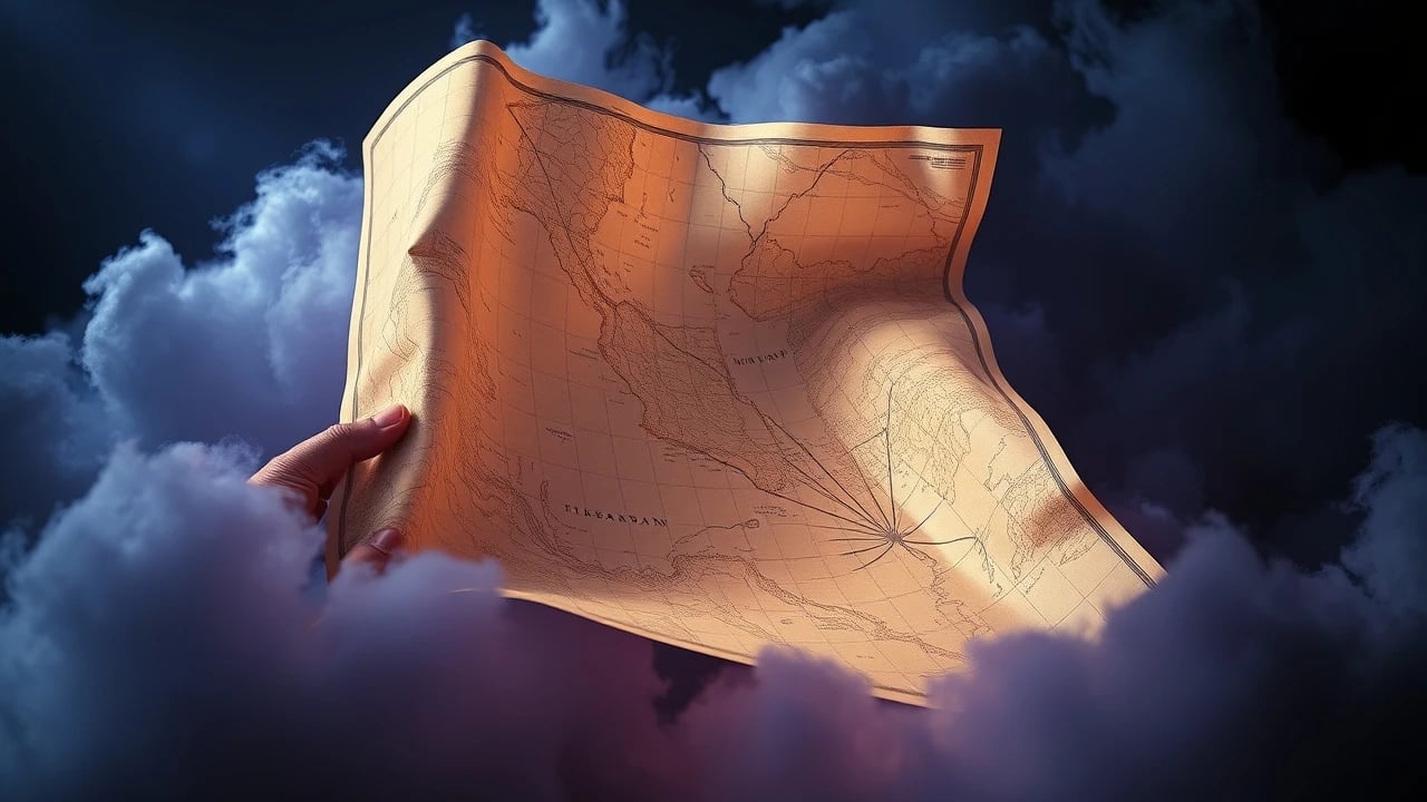 Symbolic dream image: Map