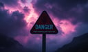 Danger dream symbol meaning - Symbol of warning, transformation, and spiritual vigilance.