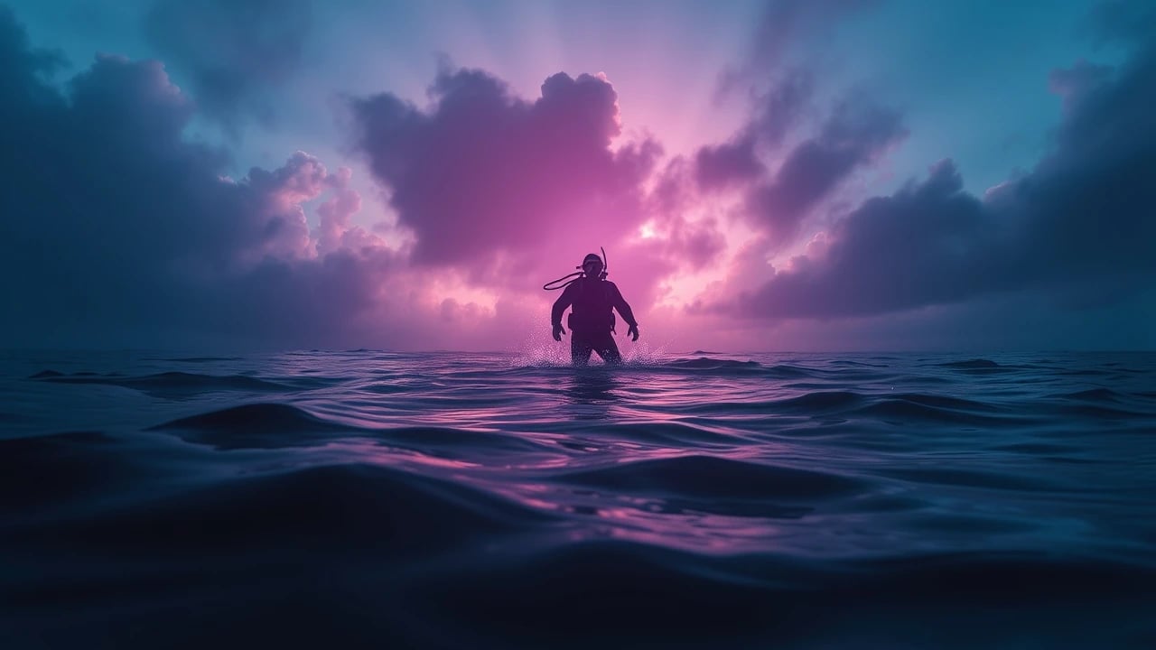 Symbolic dream image: Diving