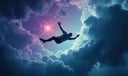 Falling dream symbol meaning - Symbol of loss, surrender, and transformation.